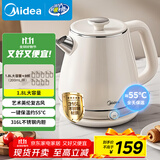美的（Midea）电热水壶家用烧水壶自动断电保温一体 1.8升大容量母婴级316L不锈钢保温全自动恒温壶 SH60-Q