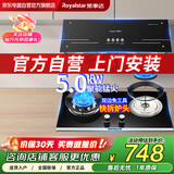 荣事达抽油烟机燃气灶套装家用中式顶吸清洗16立方大吸力液化气双灶5.0kw猛火灶 RSD-X01C+RSD-R301