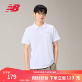 NEW BALANCE NB官方25新款男款时尚夏季透气短袖休闲百搭舒适POLO衫 WT MT51519 L