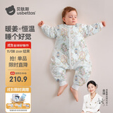 贝肽斯婴儿睡袋暖姜恒温儿童分腿睡袋婴幼儿防踢被睡衣秋冬中厚 弗里德S