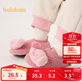巴拉巴拉地板袜防滑点胶冬季加厚加绒婴幼儿保暖袜子学步不滑208424172204