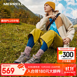 迈乐（Merrell）官方店男女款户外登山徒步鞋减震MOAB 3迈越者轻量防滑耐磨透气 J035882灰（女） 35