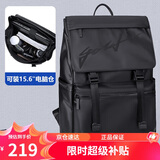 高尔夫（GOLF）双肩包男士旅行背包15.6/16英寸电脑学生书包翻盖防泼水出差背包