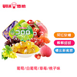悠哈 酷露露果汁软糖 52g*4 网红零食大礼包 休闲零食 儿童糖果