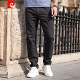 皮尔卡丹（pierre cardin）高端男士牛仔裤男2025秋冬新款宽松直筒弹力修身潮牌休闲裤子男裤