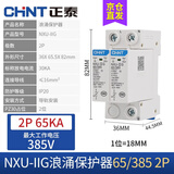 正泰（CHNT） 浪涌保护器 NXU-ⅡG电源防雷器  电涌防雷开关 家用避雷器二级 NXU-ⅡG-65kA/275V-2P