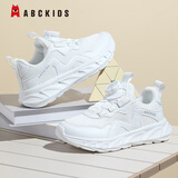 ABC KIDS儿童运动鞋男女童户外春秋小白鞋中大童透气跑步鞋 白色 32