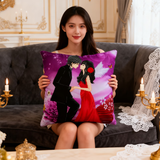 老街缘结婚情侣2025新款自己手工十字绣抱枕线绣枕头枕套枕头套客厅卧室 浪漫爱情四【只绣人】 (2个枕套+2个枕芯)46*46厘米