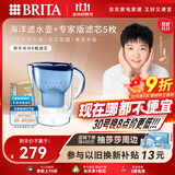 碧然德（BRITA）过滤净水器 家用滤水壶 净水壶 海洋系列 3.5L（蓝）+专家版滤芯5枚 环保加固包装