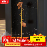 安尔雅北欧铁艺落地衣架店大理石衣服架卧室置物现代挂衣架经典树杈款