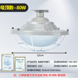 旋东亚明LED防爆灯厂房车间照明灯罩仓库灯户外防水加油站三防隔爆灯 防爆三防灯80W吸顶式 标准