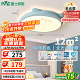 雷士（NVC）LED照明吸顶灯儿童氛围卧室灯创意可爱卡通简约-龙猫蓝色包安装