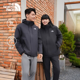 北面（The North Face）硬壳三合一冲锋衣男经典棉服内胆防风防水保暖25秋冬上新|8GJZ JK3/宇宙黑 L /175