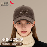 红蜻蜓帽子女士秋冬季加绒加厚保暖棒球帽ins时尚防风防寒暖帽鸭舌帽男