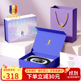 古士旗品牌男士皮带男真皮自动扣腰带商务裤带礼盒生日礼物送男友老公