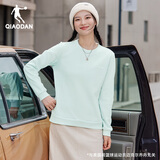 乔丹卫衣女秋季莱赛尔Lyocell外套运动休闲套头衫宽松圆领长袖上衣
