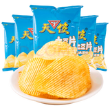 天使 云南贵州天使土豆片8090后怀旧零食原味100g*4袋
