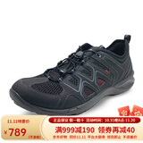 ECCO爱步男鞋 热酷户外网孔透气多功能运动鞋825774黑色保税仓发货 黑色-51052(保税仓发) 43