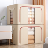 佳帮手收纳箱布艺衣服衣物被子衣柜整理储物箱百纳箱收纳盒子 66L2只装