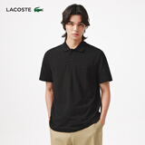 LACOSTE法国鳄鱼男装时尚通勤简约宽松休闲经典短袖Polo衫|PH6232 031/黑色 M 4