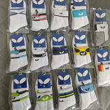 蝴蝶球袜乒乓球袜子中筒运动加厚毛巾底纯棉耐磨吸汗比赛训练专用 男袜40-45码(厚款) 2双