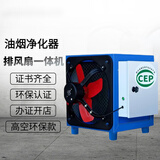 美森阁迩油烟净化器小型一体机商用餐饮饭店厨房烧烤酒店夜市摆摊过环保家用 小4000风量排风扇净化器一体机