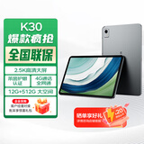 联想（Lenovo）生态品牌 异能者K30 12.6英寸 4G通话全网通2.5K平板电脑 游戏TUV爱眼节能 12G+512G 太空灰4G版
