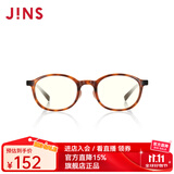 睛姿（JINS）【开学】防蓝光眼镜儿童学生防辐射TR护目眼镜FPC17A104【2-8岁】 487 棕色（有包装）