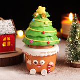 杞乐生日礼物送女生新年桌面摆件治愈系伴手礼不焦虑情绪稳定工位装饰 圣诞快乐摆件【礼盒包装】