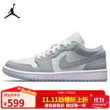 耐克NIKE男女休闲鞋乔丹AJ1小迪奥 JORDAN 1运动鞋DC0774-105白灰39