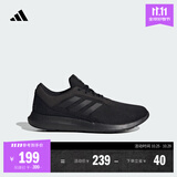 adidas CORERACER随心畅跑网面休闲跑步鞋男子阿迪达斯官方轻运动   黑色   41