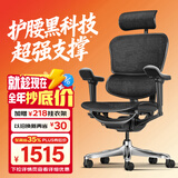 Ergonor保友金豪b雄鹰 人体工学椅 电脑椅 电竞椅办公椅子可躺老板椅 【金豪b雄鹰】黑色网