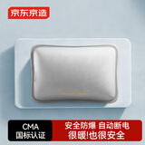 京东京造暖暖实验室电热水袋 暖水袋充电注水暖手袋智能防爆暖手宝