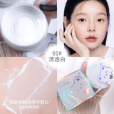 曼诗丽（MANSHILI）曼诗丽】儿童舞台彩妆专用定妆粉散粉演出安全化妆品女孩幼儿园 01适合各种肤色清透不假白 9g