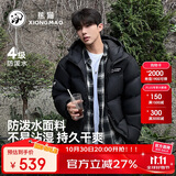 骆驼（CAMEL）熊猫【泡泡】户外冬季羽绒服男女情侣款连帽加厚面包服外套