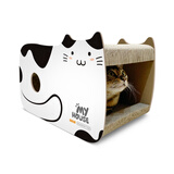 田田猫瓦楞纸猫抓板肥猫房子猫窝猫爬架猫别墅猫玩具磨爪耐磨猫用品