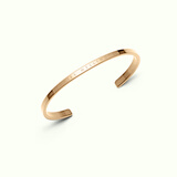 丹尼尔惠灵顿（DanielWellington）dw手镯男女 经典开口情侣手镯时尚饰品 情人节礼物送女友 流光金小号 DW00400075