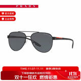 PRADA LINEA ROSSA普拉达眼镜偏光开车驾驶男款太阳镜墨镜0PS 54TS 【深灰色】【58】