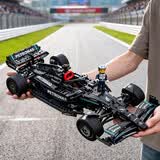 布鲁奇儿童积木F1方程式赛车拼装玩具乐高跑车模型摆件6-12男孩生日礼物
