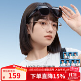 海俪恩偏光墨镜套镜太阳镜女可套近视眼镜开车专用墨镜男防紫外线NT002 P36【亮透紫渐进+灰片】