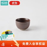 NITORI宜得利家居 单杯茶盏酒杯家用日式陶瓷茶具茶壶茶碗茶杯 180ml茶碗 S 棕色