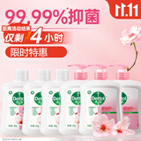 滴露（Dettol）洗手液滋润500g*6 抑菌洗手液家庭装大桶儿童消毒无酒精温和护手