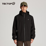探拓(TECTOP)冲锋衣 男三合一抓绒内胆保暖防寒服 277 男款黑色 S
