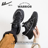 回力（Warrior）官方男鞋冬季厚底增高运动鞋男士加绒保暖老爹鞋百搭休闲鞋子男