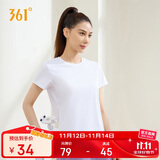 361°短袖女潮流t恤女士夏季新款速干衣运动跑步瑜伽服662424126H-1