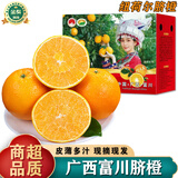 南步广西富川纽荷尔脐橙 甜脐橙子贺州特产冰糖果冻橙新鲜水果礼盒装 5斤 精选小果【单果65cm+】
