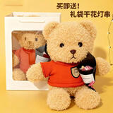 爱尚熊小熊玩偶布娃娃毛绒玩具陪睡抱枕公仔儿童男生日礼物女生送女朋友