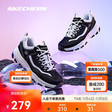 斯凯奇奥利奥|秋季黑白老爹鞋复古熊猫鞋透气厚底增高运动鞋