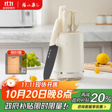 张小泉鎏影六件刀具套装 套刀 菜刀斩骨刀多用刀水果刀刀具全套 D300311