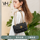 VANESSA HOGAN VH女包茵然软包系列复古太阳神斜挎包菱格链条腋下包小众单肩包